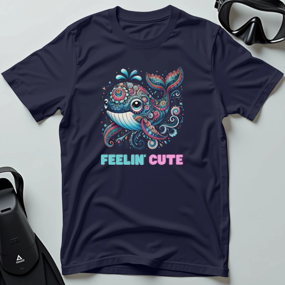 Feelin' Cute Whale T-shirt