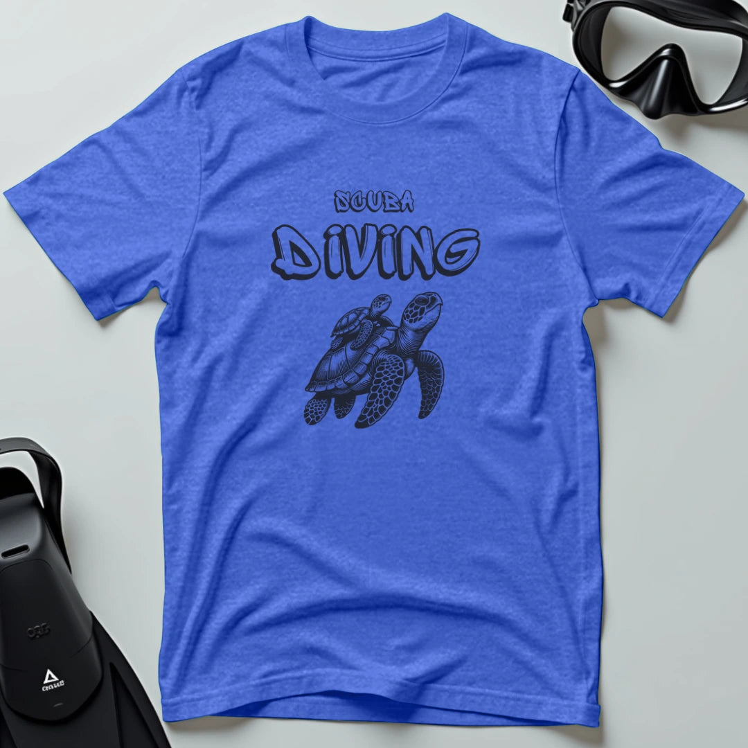 Scuba Diving Turtle T-shirt