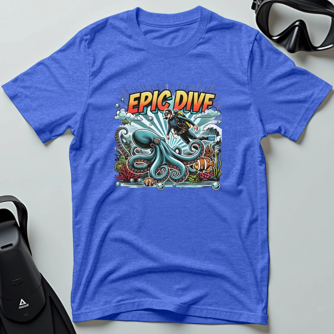 Comic Book Epic Dive T-shirt