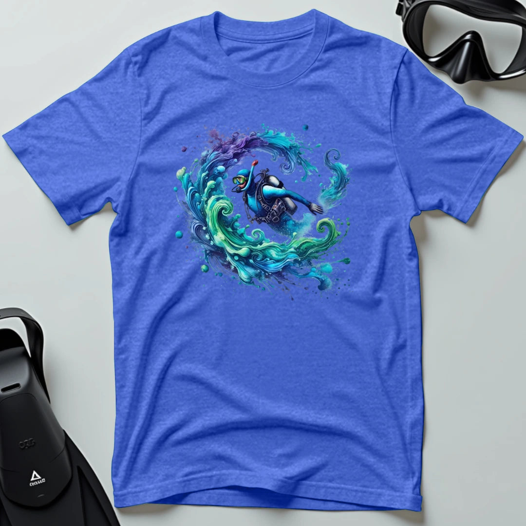 Scuba Diver Surrounded T-shirt