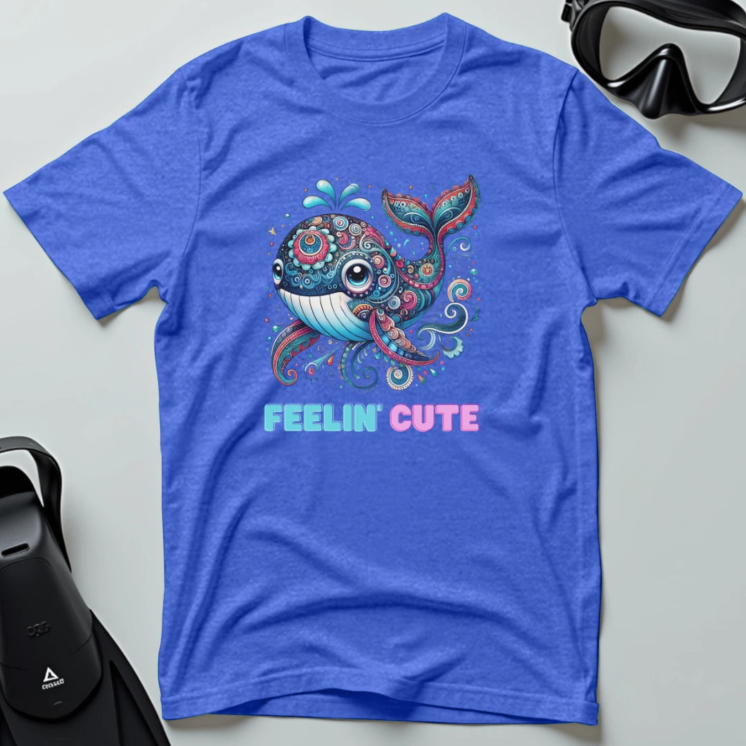 Feelin' Cute Whale T-shirt