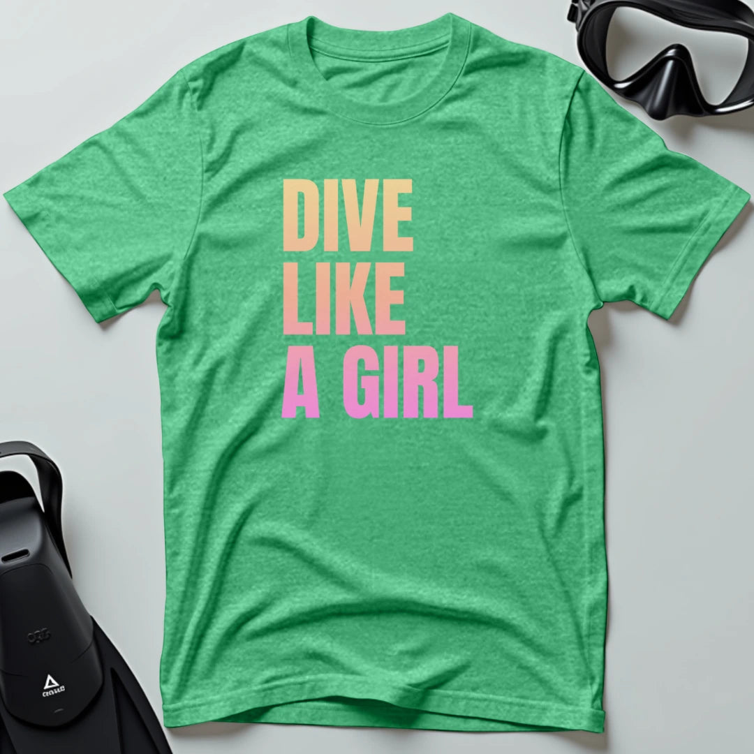 Dive like a girl T-shirt