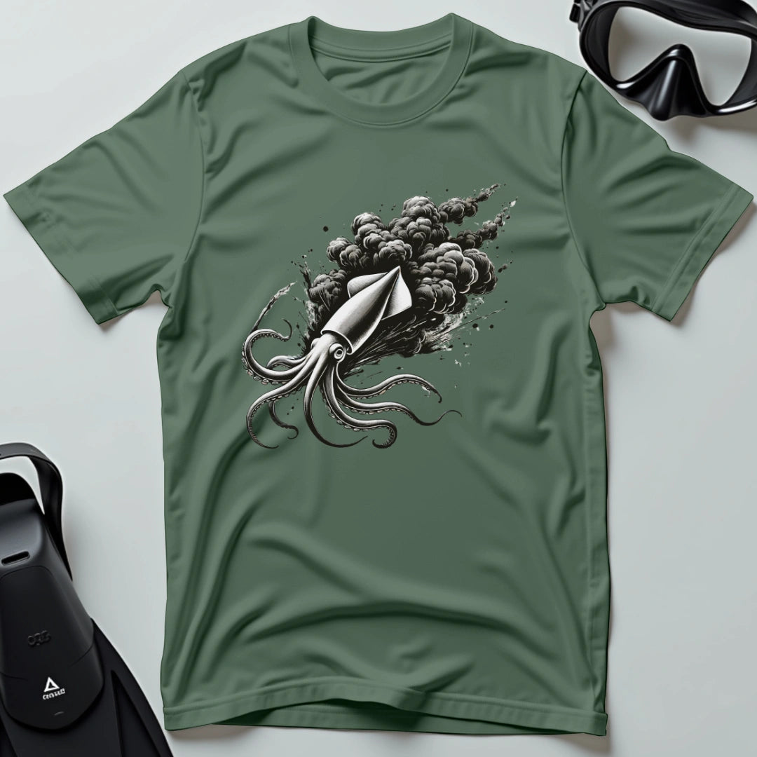 Squid Squirting Ink T-shirt