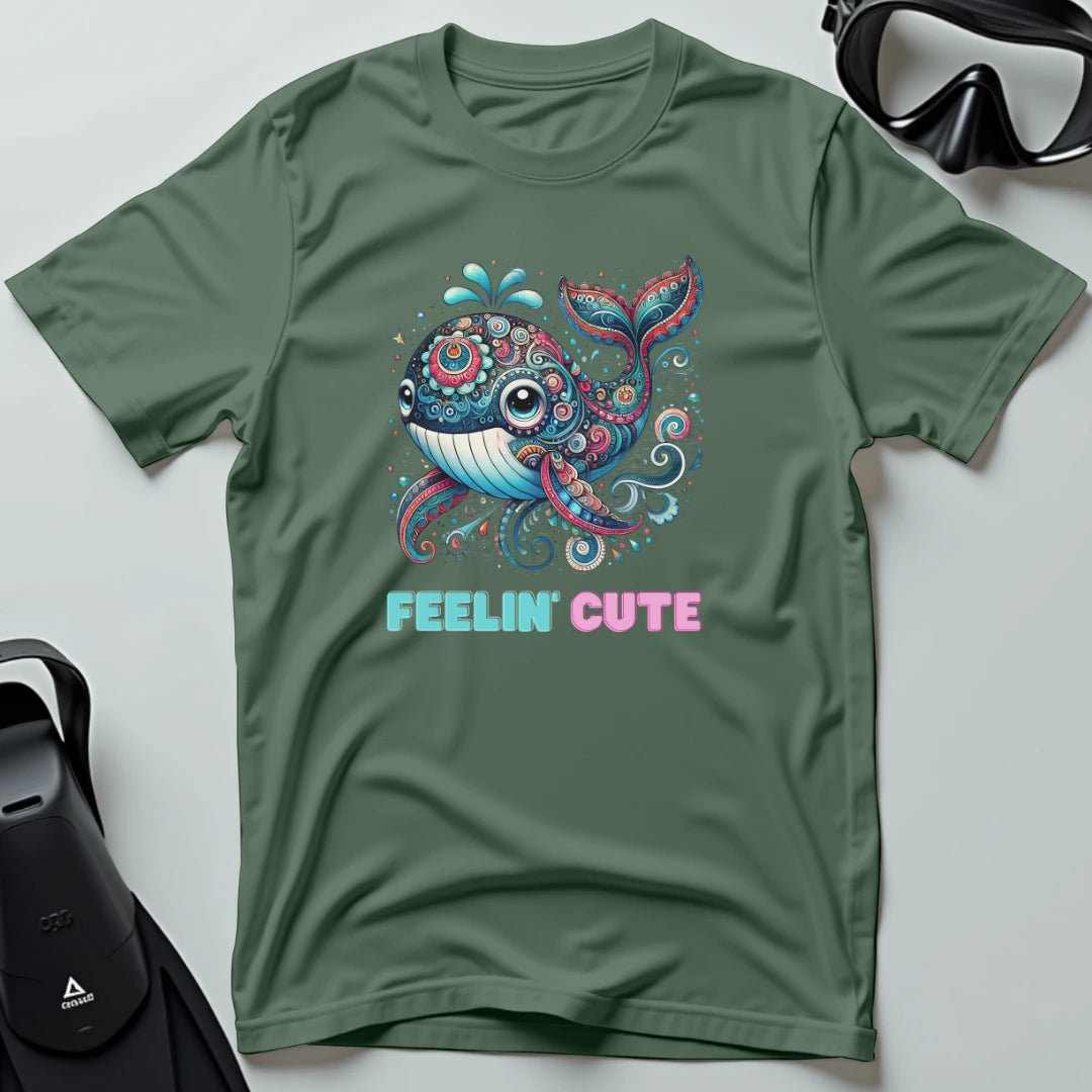 Feelin' Cute Whale T-shirt