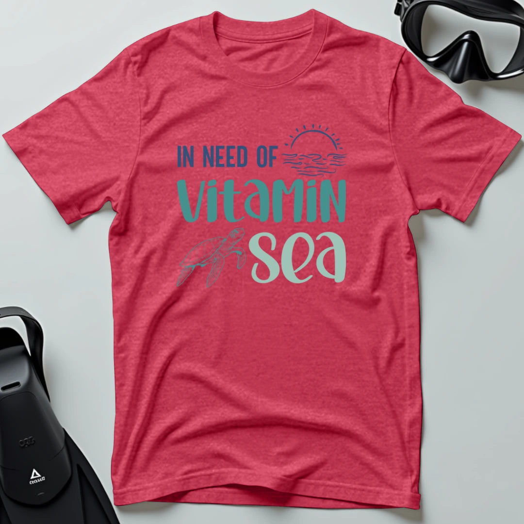 In Need of Vitamin Sea - Turtle Line T-shirt