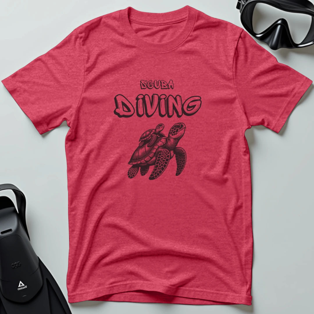 Scuba Diving Turtle T-shirt