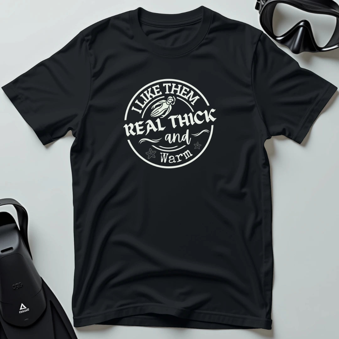 Wetsuit - I Like Them Real Thick T-shirt