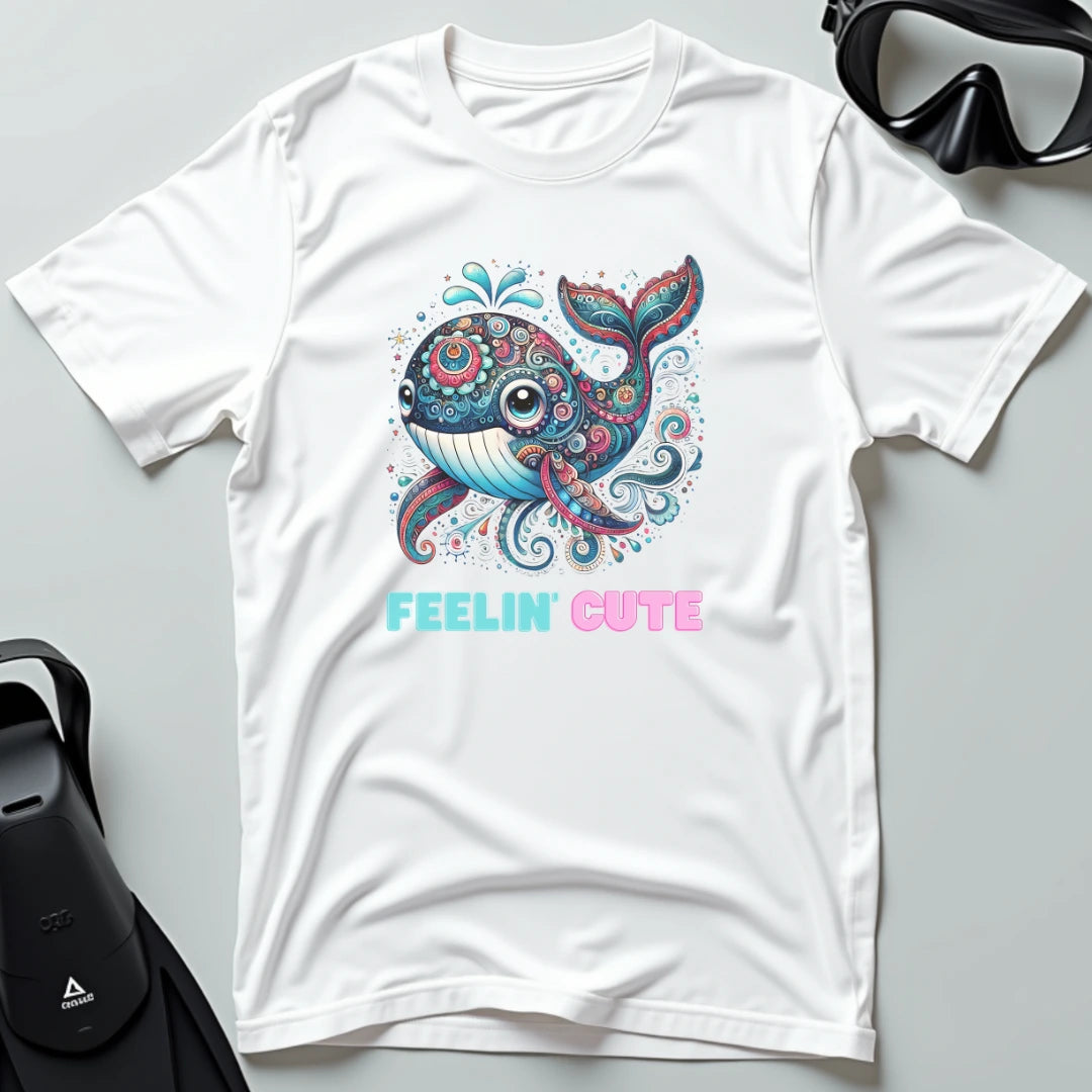 Feelin' Cute Whale T-shirt