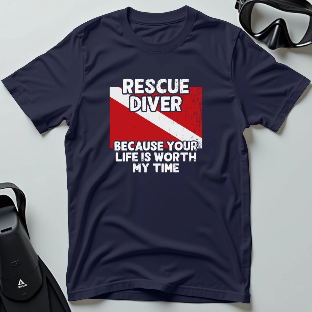 Rescue Diver 4th Dive T-shirt