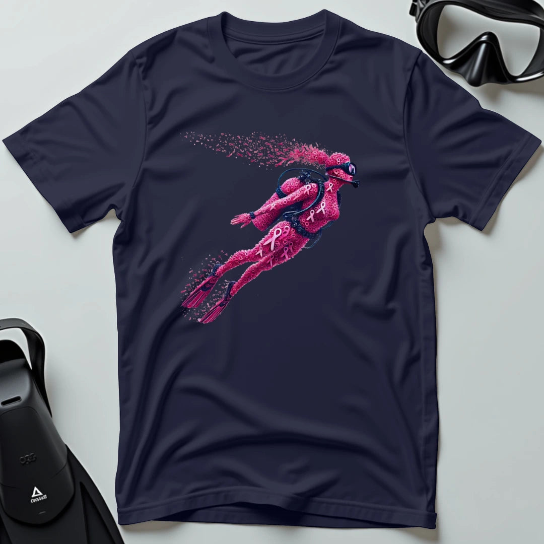 Cancer Awareness - woman diver T-shirt
