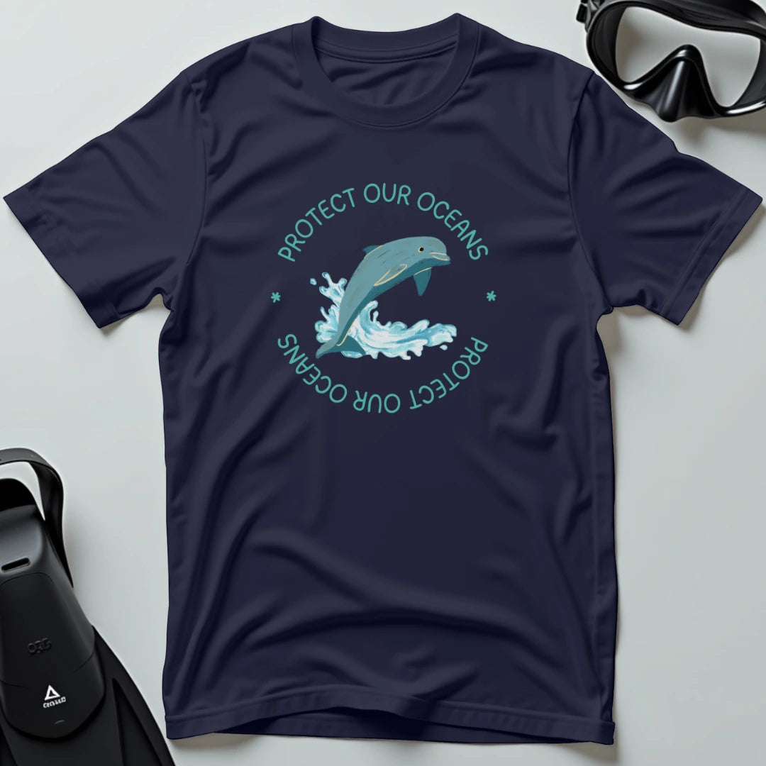 Protect Our Oceans Dolphin T-shirt