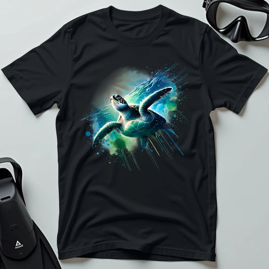 Sea turtle swimming T-shirt
