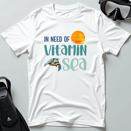 In Need of Vitamin Sea - Turtle T-shirt