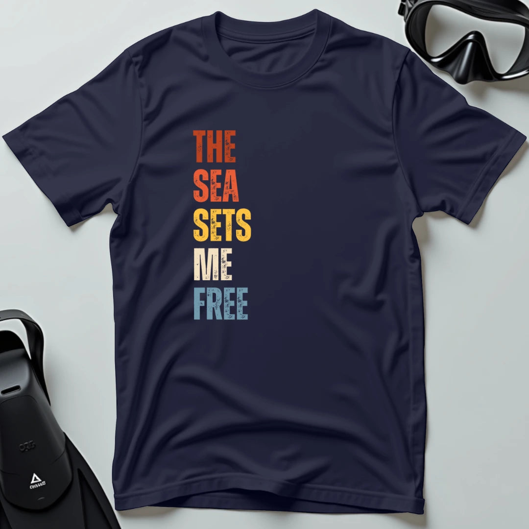 The Sea Sets Me Free T-shirt