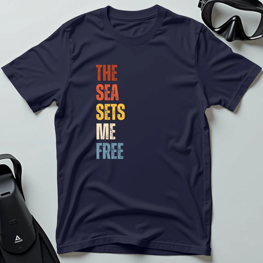 The Sea Sets Me Free T-shirt