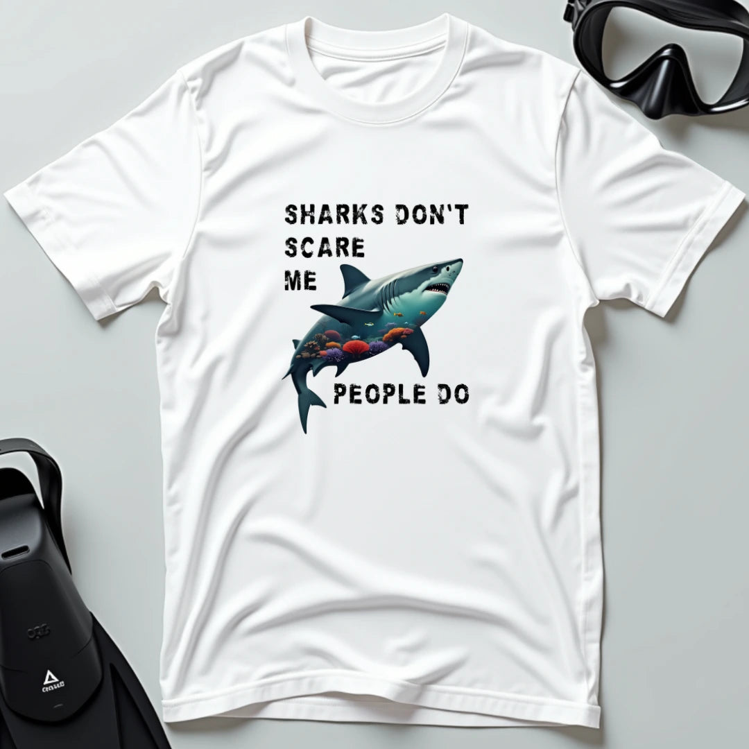 Sharks don't scare me 3rd Dive T-shirt