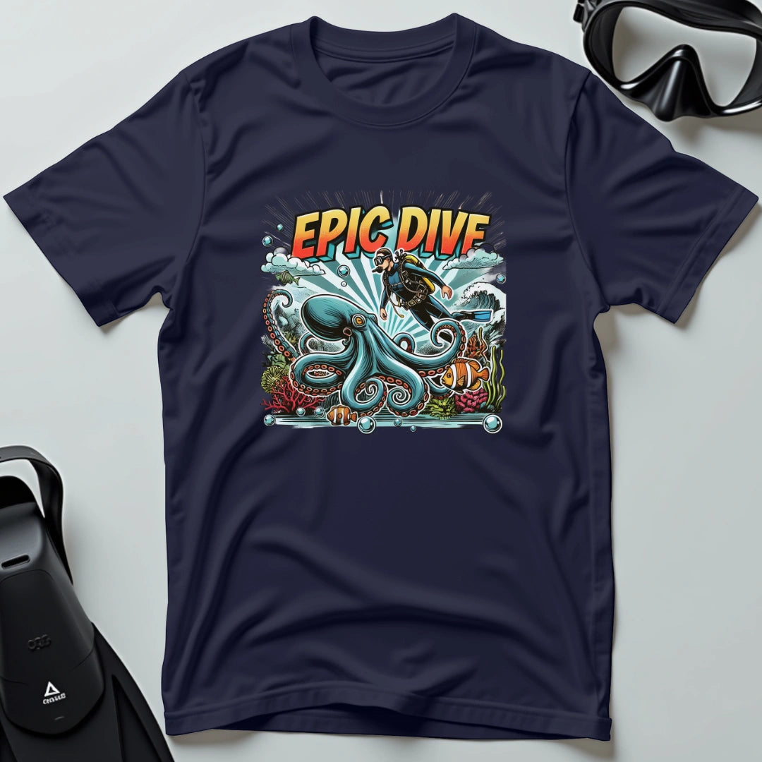 Comic Book Epic Dive T-shirt