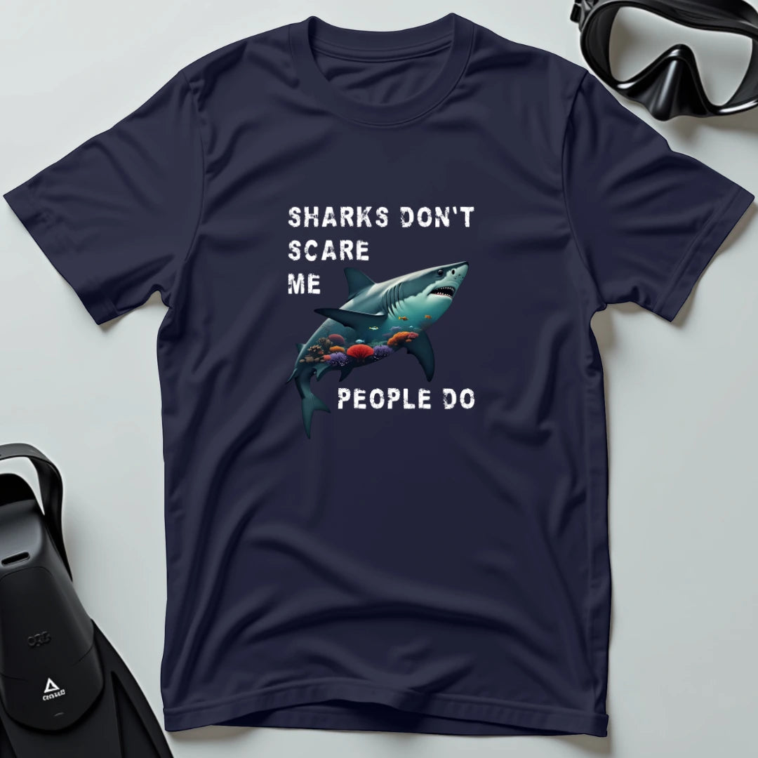 Sharks don't scare me 3rd Dive T-shirt