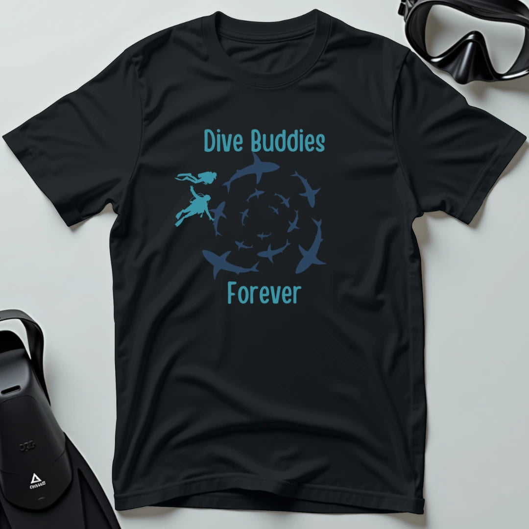 Dive Buddies Forever - Shark T-shirt