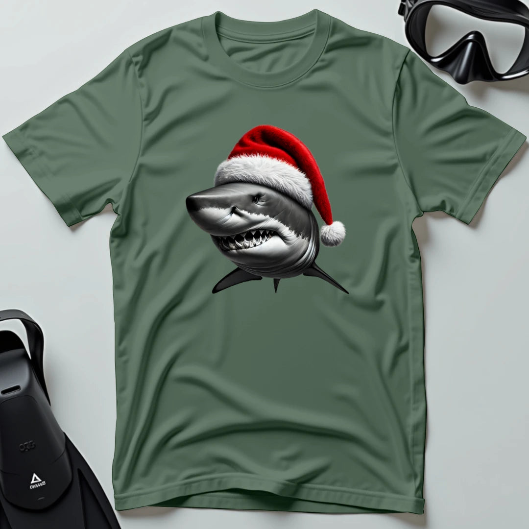 Christmas Shark T-shirt