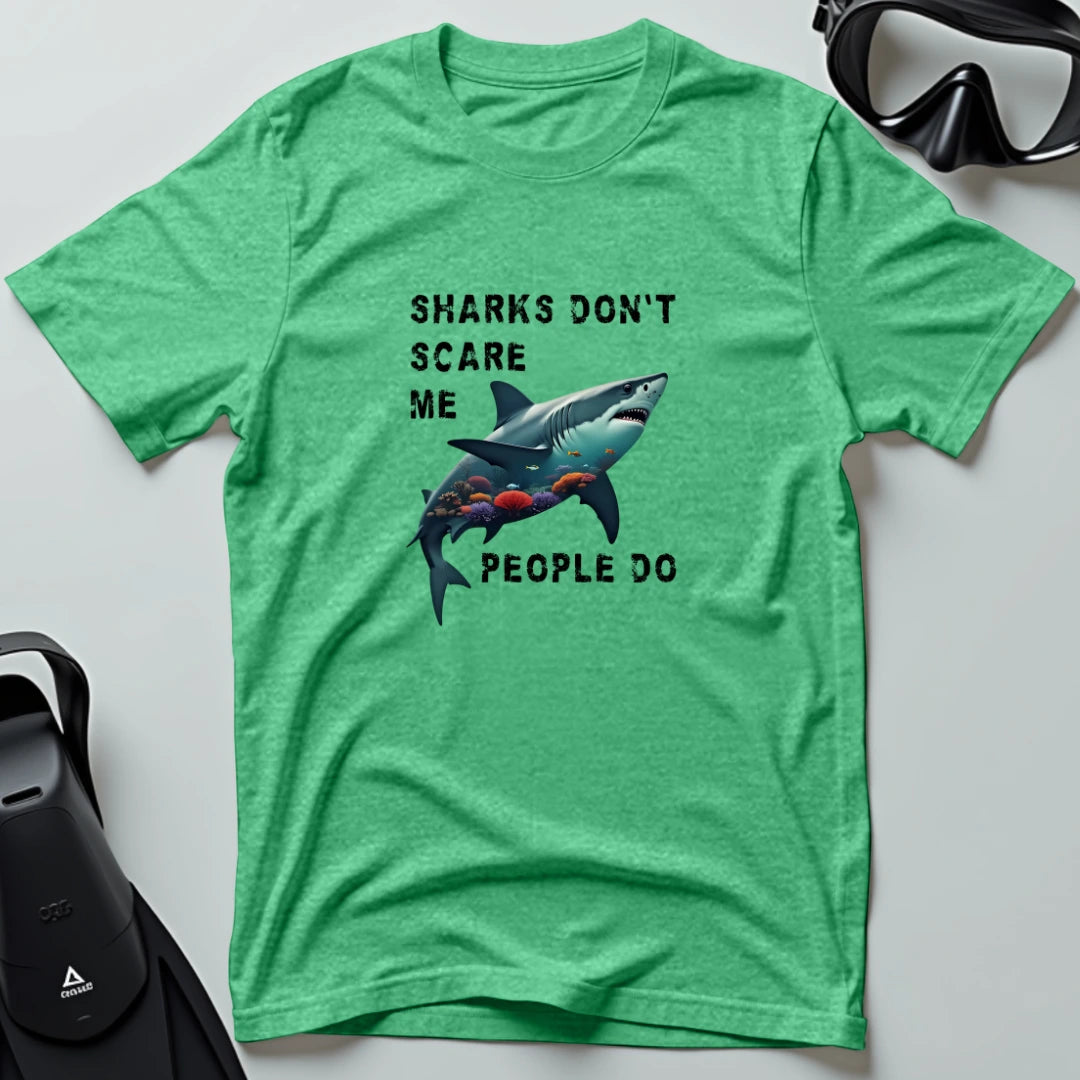 Sharks don't scare me 3rd Dive T-shirt