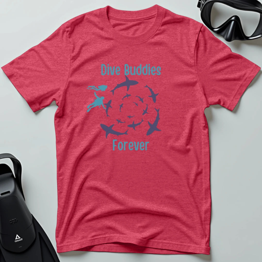 Dive Buddies Forever - Shark T-shirt
