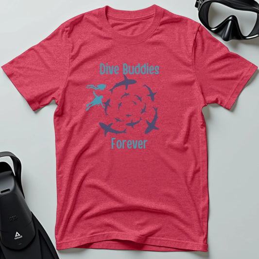 Dive Buddies Forever - Shark T-shirt