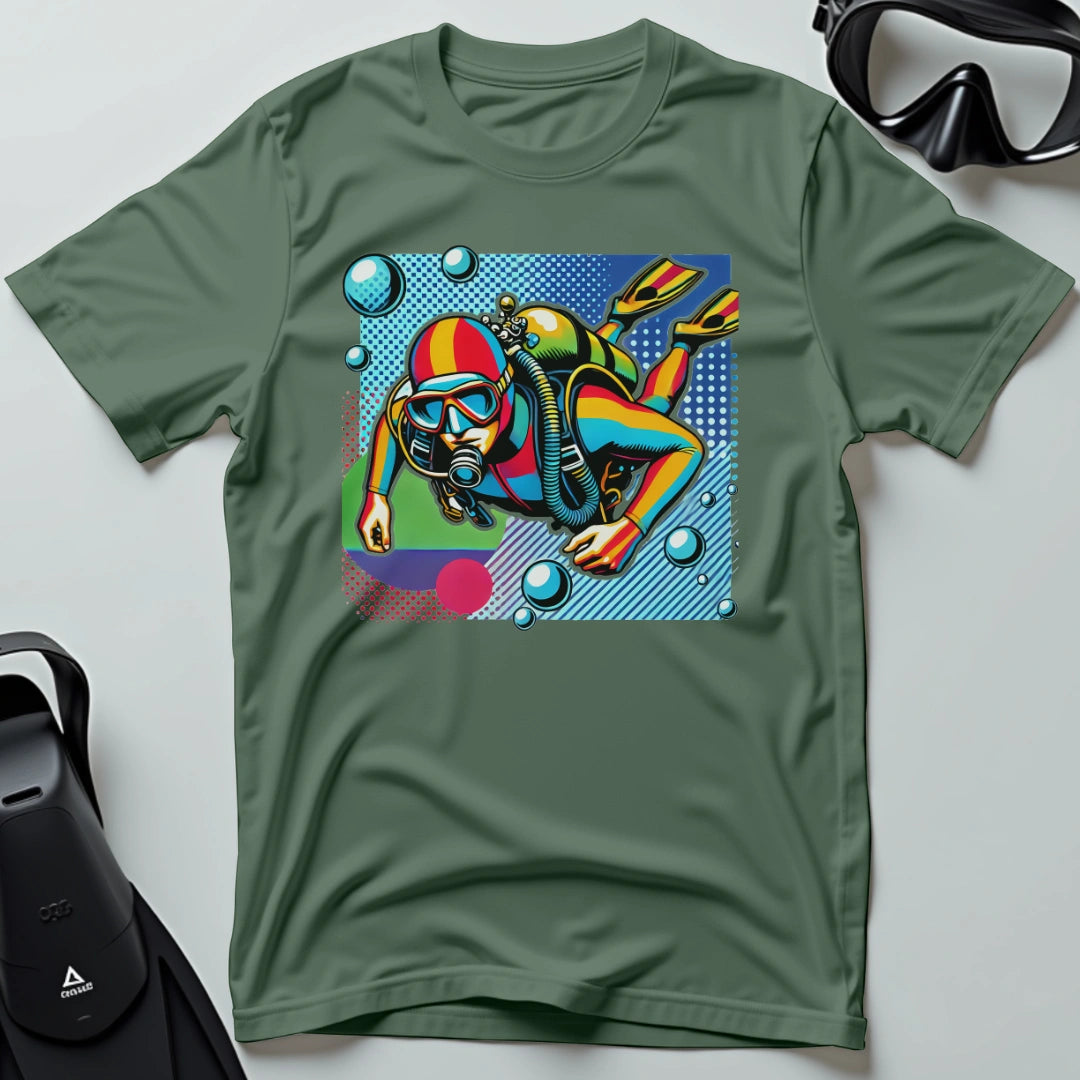 Pop Art Diver T-shirt