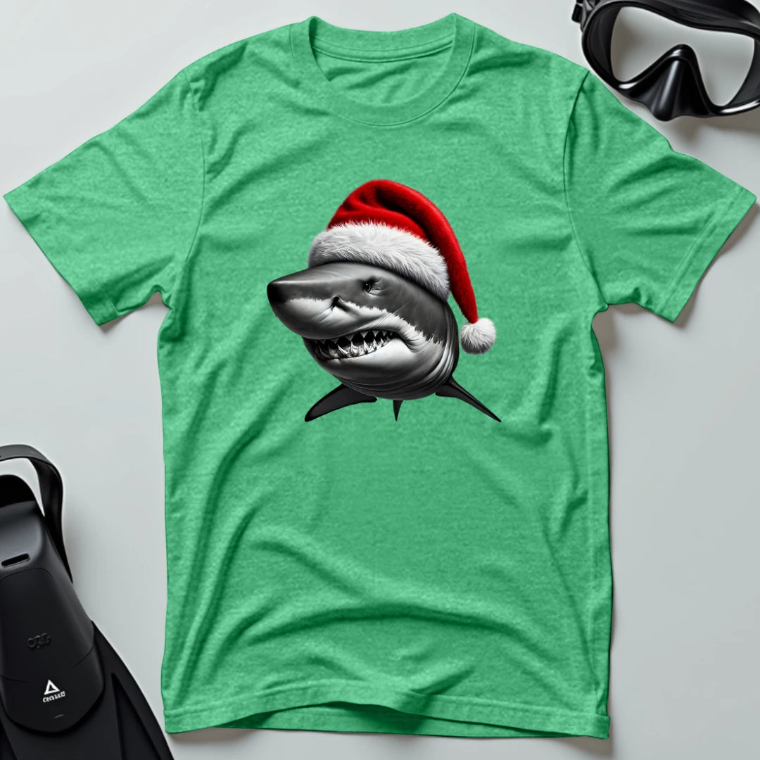 Christmas Shark T-shirt