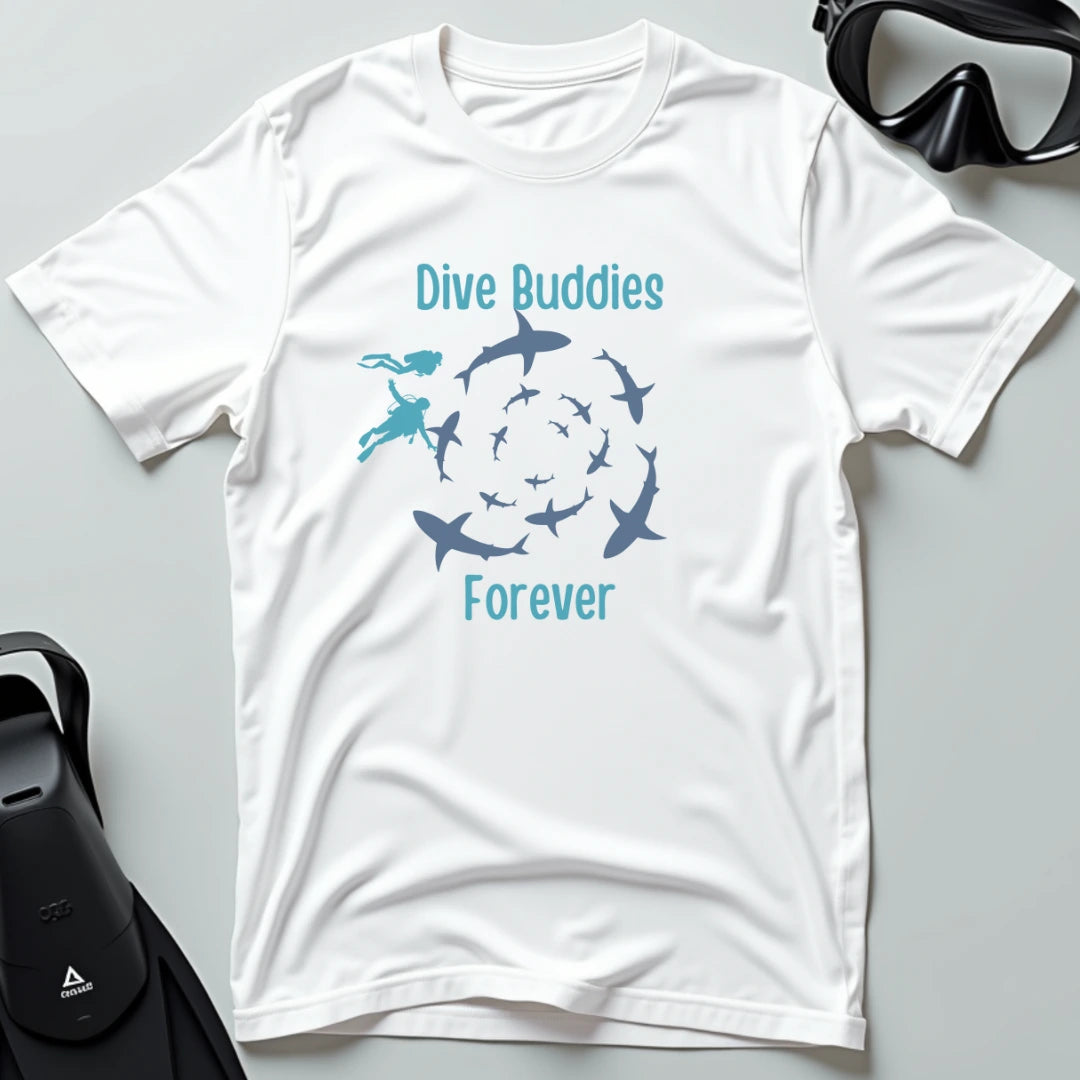 Dive Buddies Forever - Shark T-shirt
