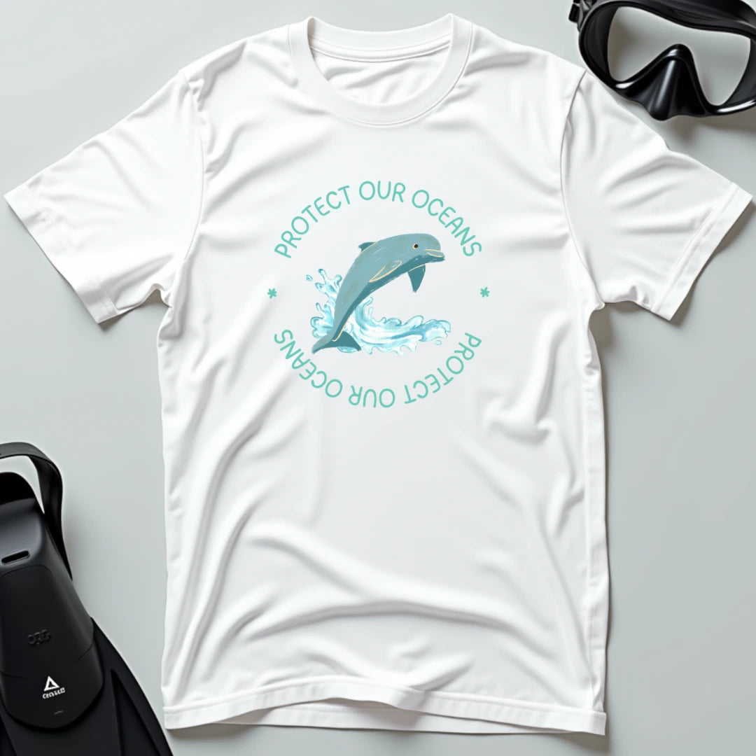 Protect Our Oceans Dolphin T-shirt