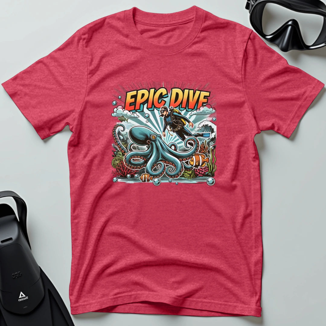 Comic Book Epic Dive T-shirt