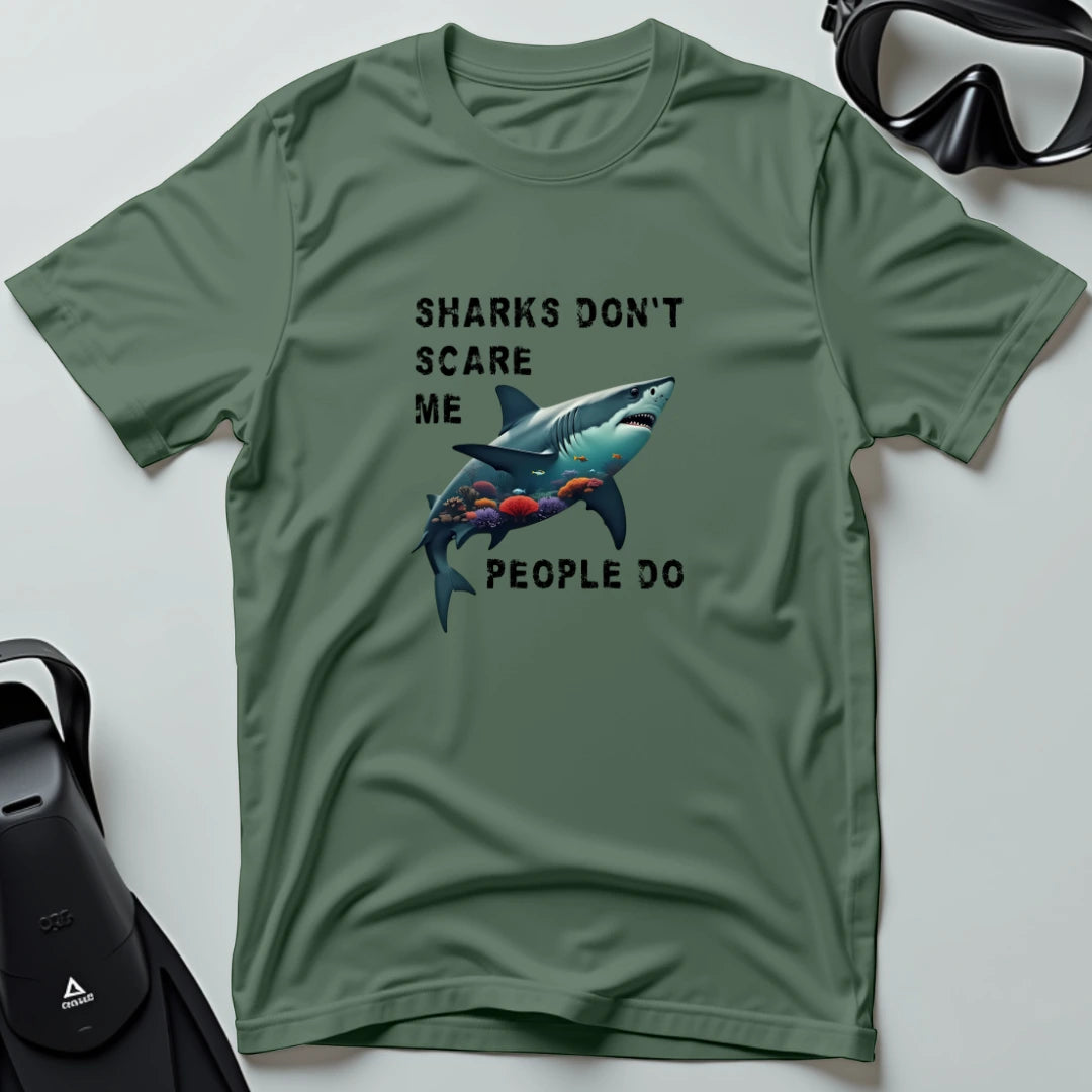 Sharks don't scare me 3rd Dive T-shirt
