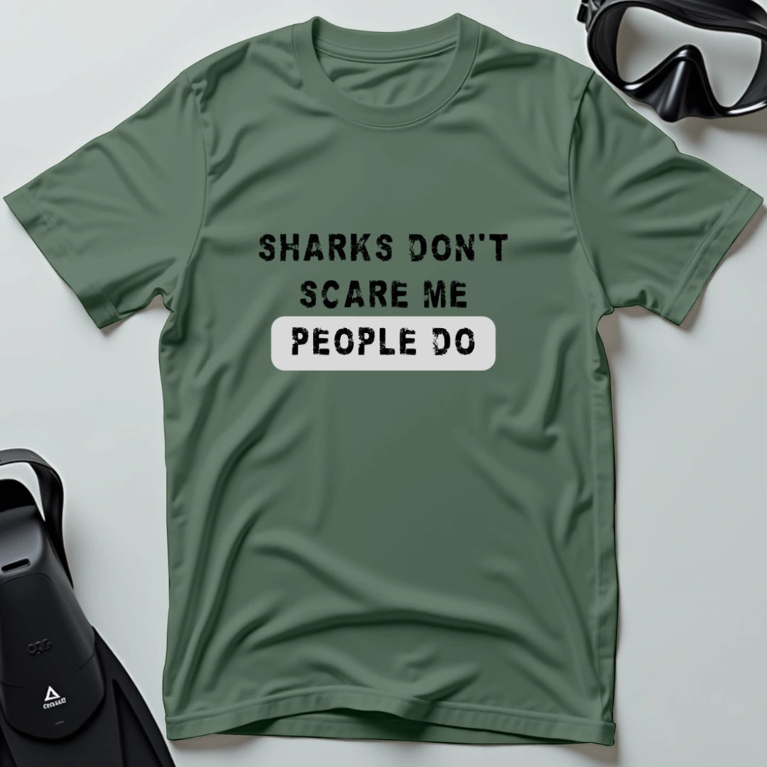 Sharks don't scare me T-shirt