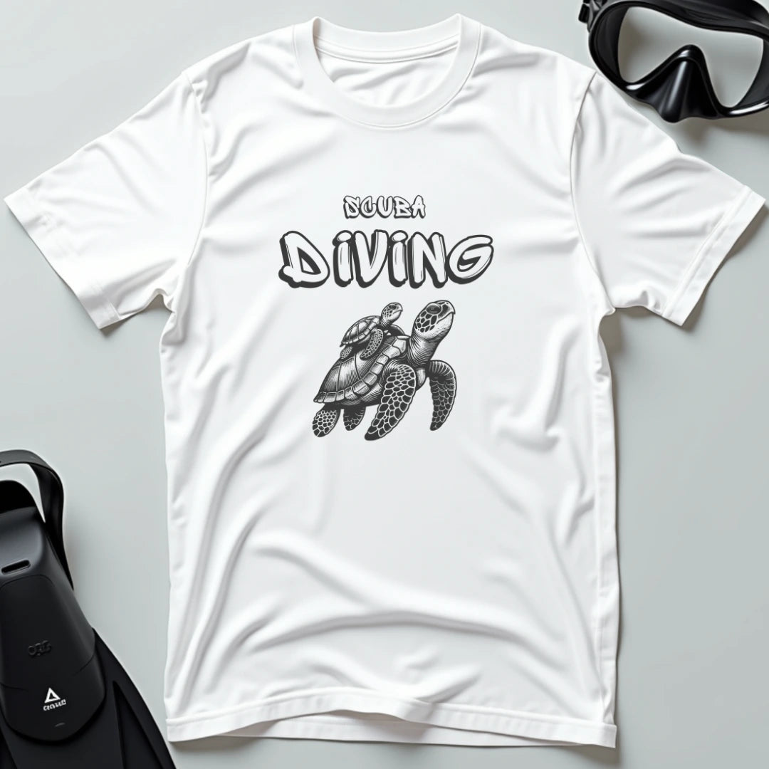 Scuba Diving Turtle T-shirt