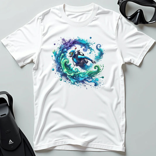 Scuba Diver Surrounded T-shirt