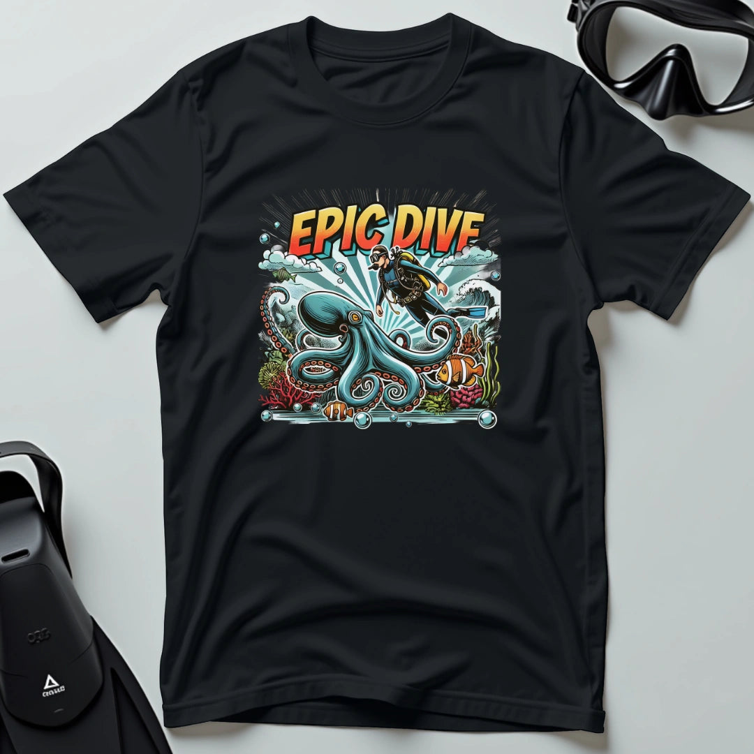Comic Book Epic Dive T-shirt
