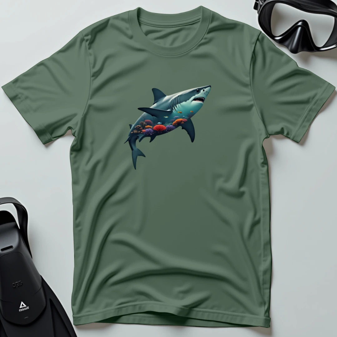 Shark`s Silhouette T-shirt