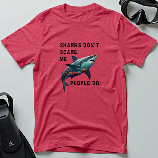 Sharks don't scare me 3rd Dive T-shirt