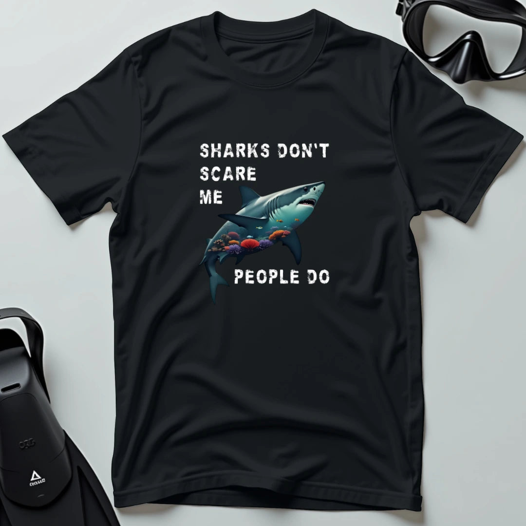 Sharks don't scare me 3rd Dive T-shirt