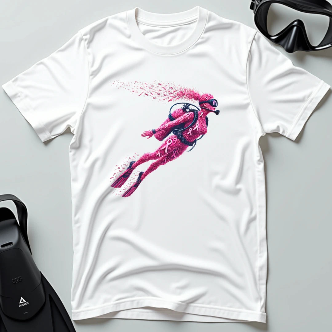 Cancer Awareness - woman diver T-shirt