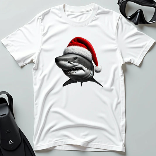 Christmas Shark T-shirt