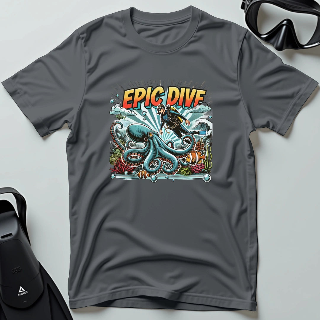Comic Book Epic Dive T-shirt