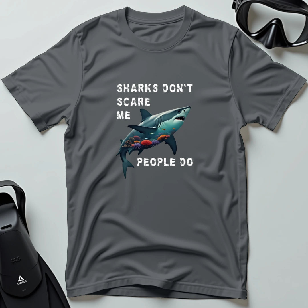 Sharks don't scare me 3rd Dive T-shirt
