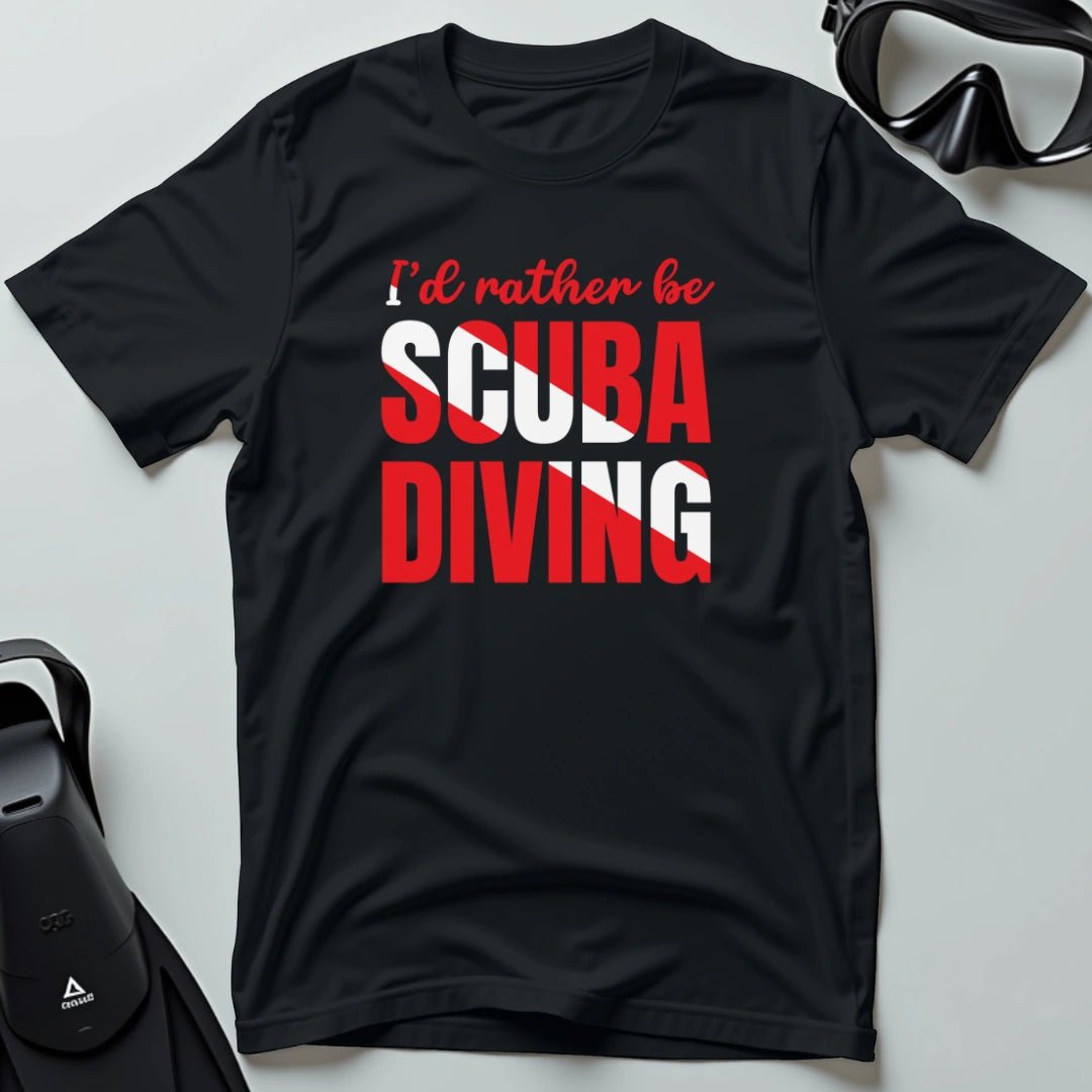 I'd Rather Be 4th Dive T-shirt