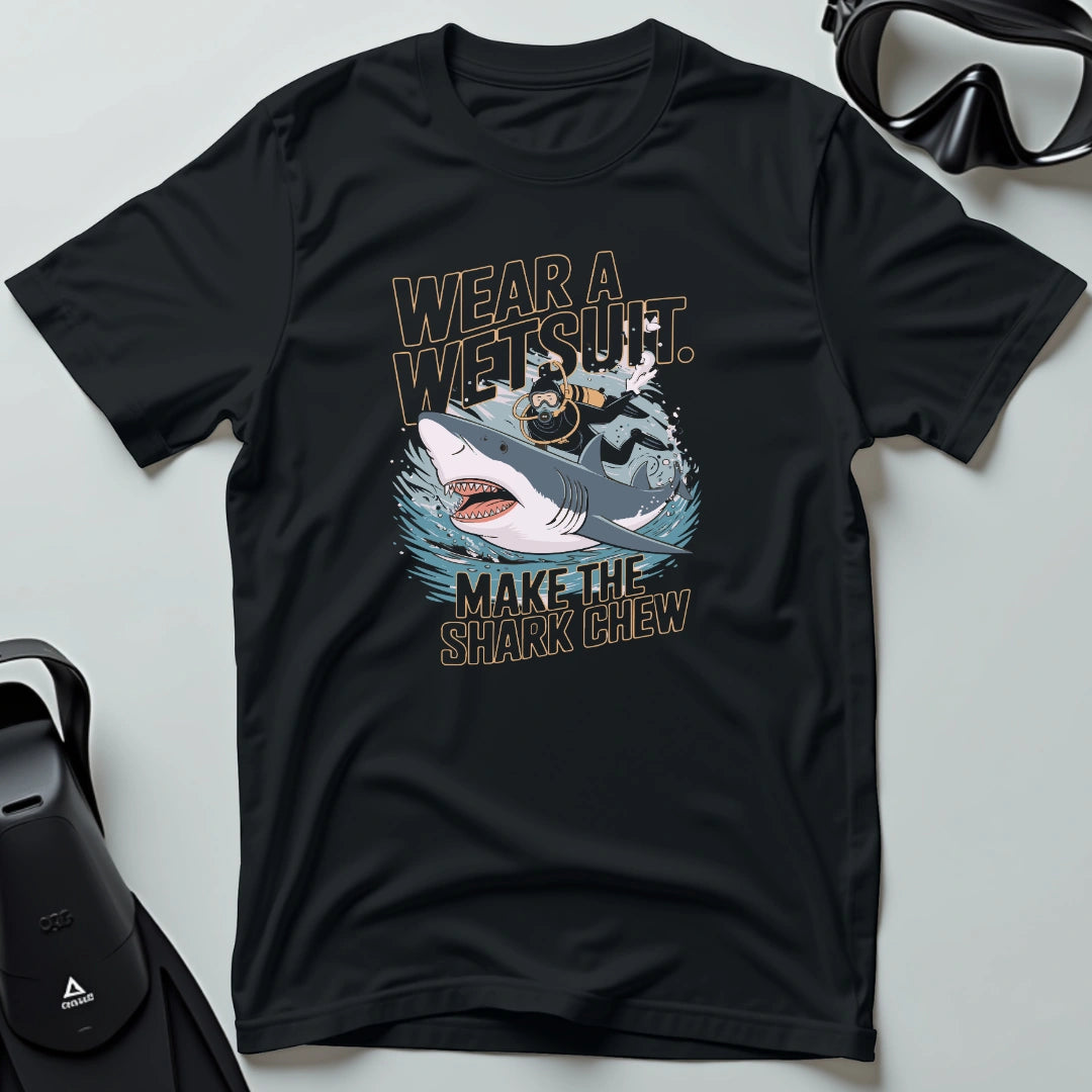 Wear a wetsuit shark 3rd Dive T-shirt