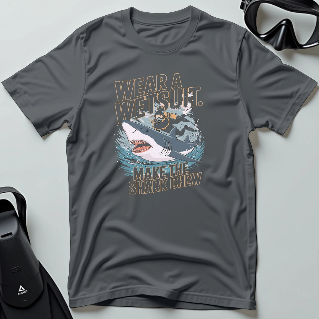 Wear a wetsuit shark 3rd Dive T-shirt
