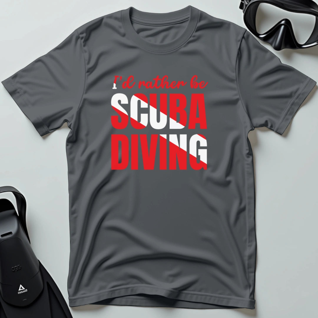 I'd Rather Be 4th Dive T-shirt