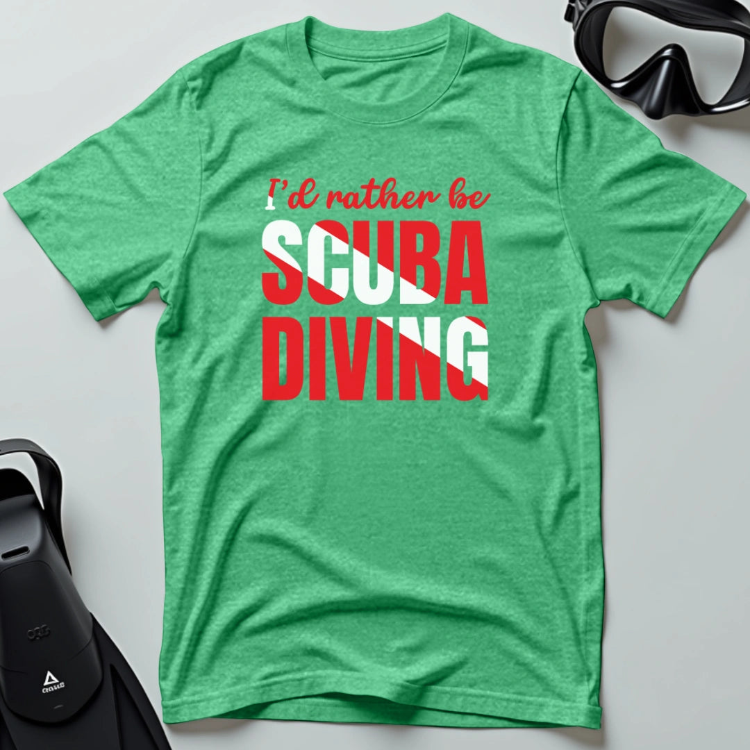 I'd Rather Be 4th Dive T-shirt
