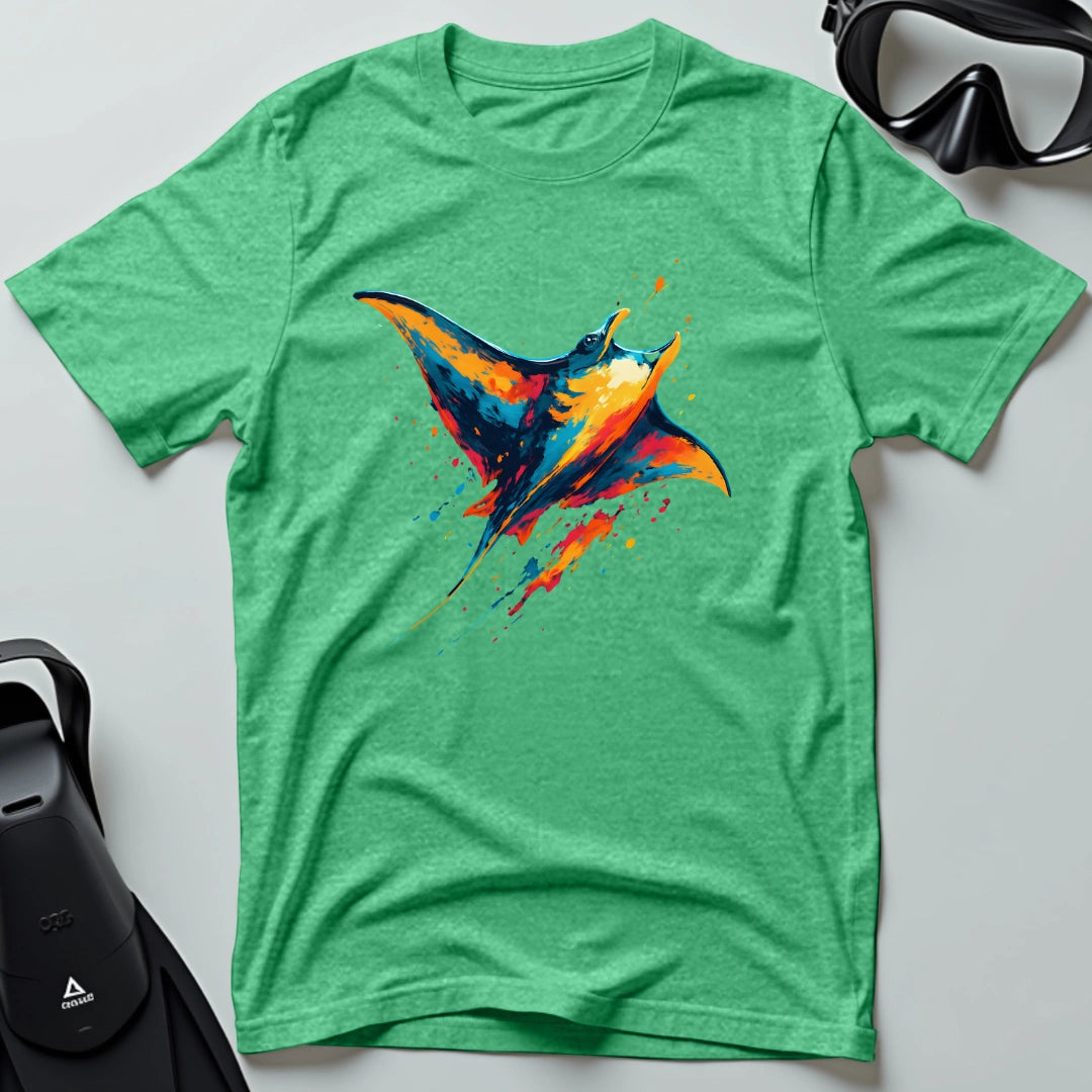Neon Manta Ray 2nd Dive T-shirt